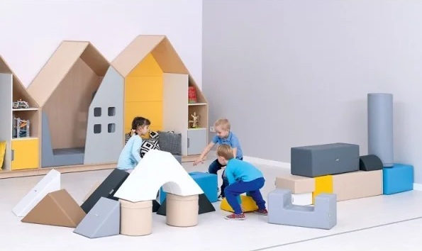 Pack 33 blocs de motricite avec sac rangement